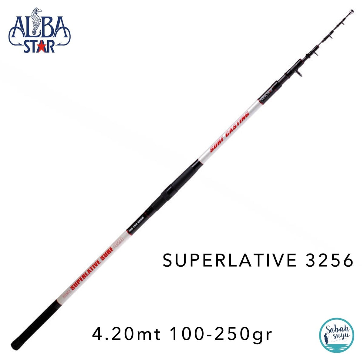 Albastar 3256 Superlative 4.20mt 100-250gr Teleskopik Surf Kamış