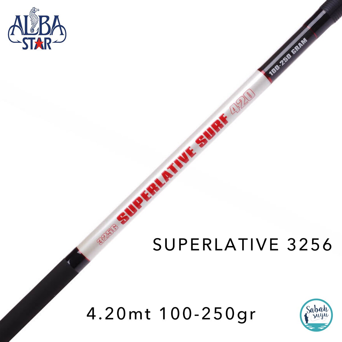 Albastar 3256 Superlative 4.20mt 100-250gr Teleskopik Surf Kamış
