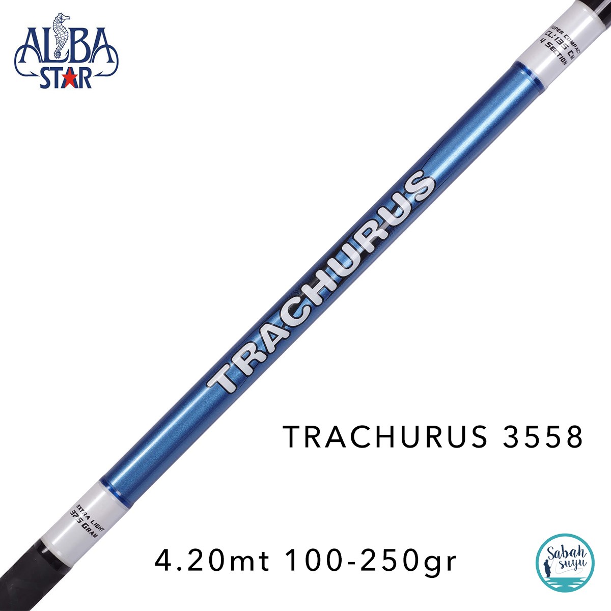 Albastar 3558 Trachurus 4.20mt 100-250gr Teleskopik Surf Kamış
