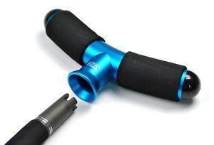 Alpha Tackle Alüminyum Mücadele Barı (T-Bar Gimble) Mavi