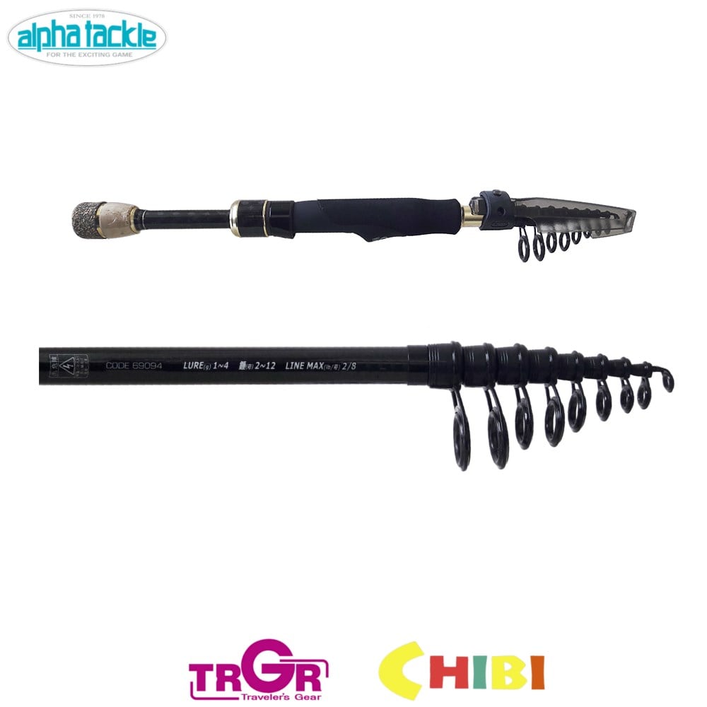 Alpha Tackle TRGR Chibi 6810UL Teleskopik LRF Kamış 203cm 1-4gr