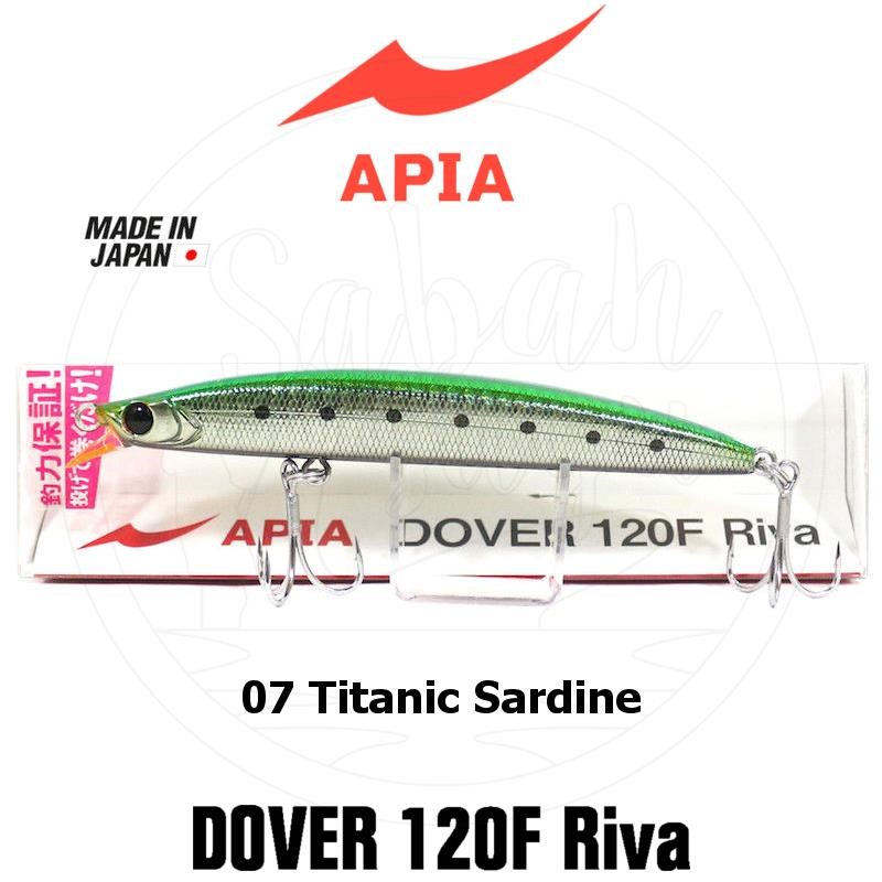 Apia Dover 120F Riva 19gr Sahte Balık #07 Titanic Sardine
