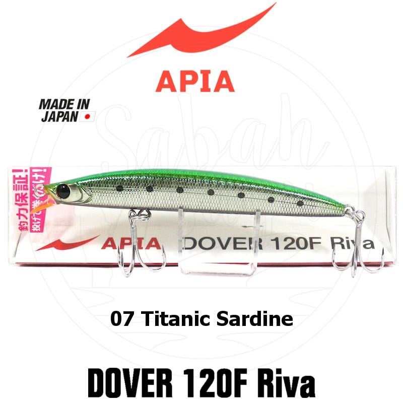 Apia Dover 120F Riva 19gr Sahte Balık #07 Titanic Sardine