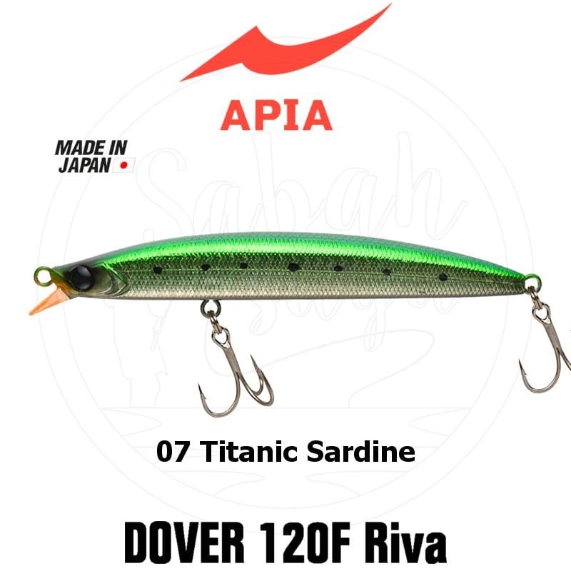 Apia Dover 120F Riva 19gr Sahte Balık #07 Titanic Sardine