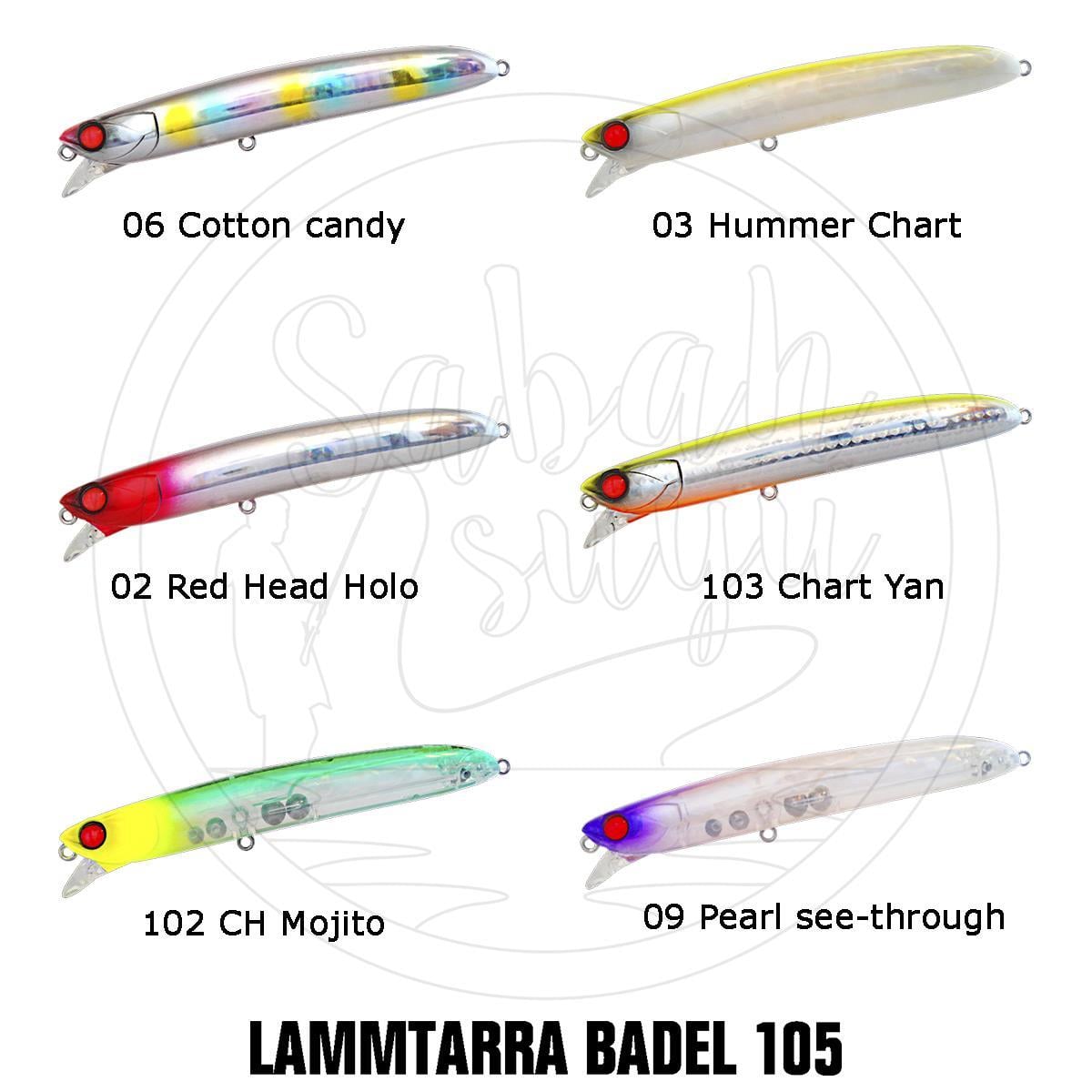 Apia Lammtarra Badel 105 15gr Sahte Balık #09 Pearl See Through