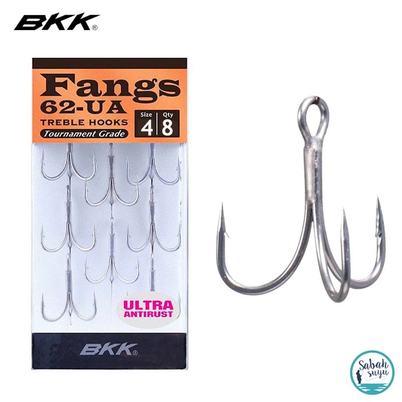 BKK Fangs 62 UA 2X Üçlü İğne #4 (8 Ad)