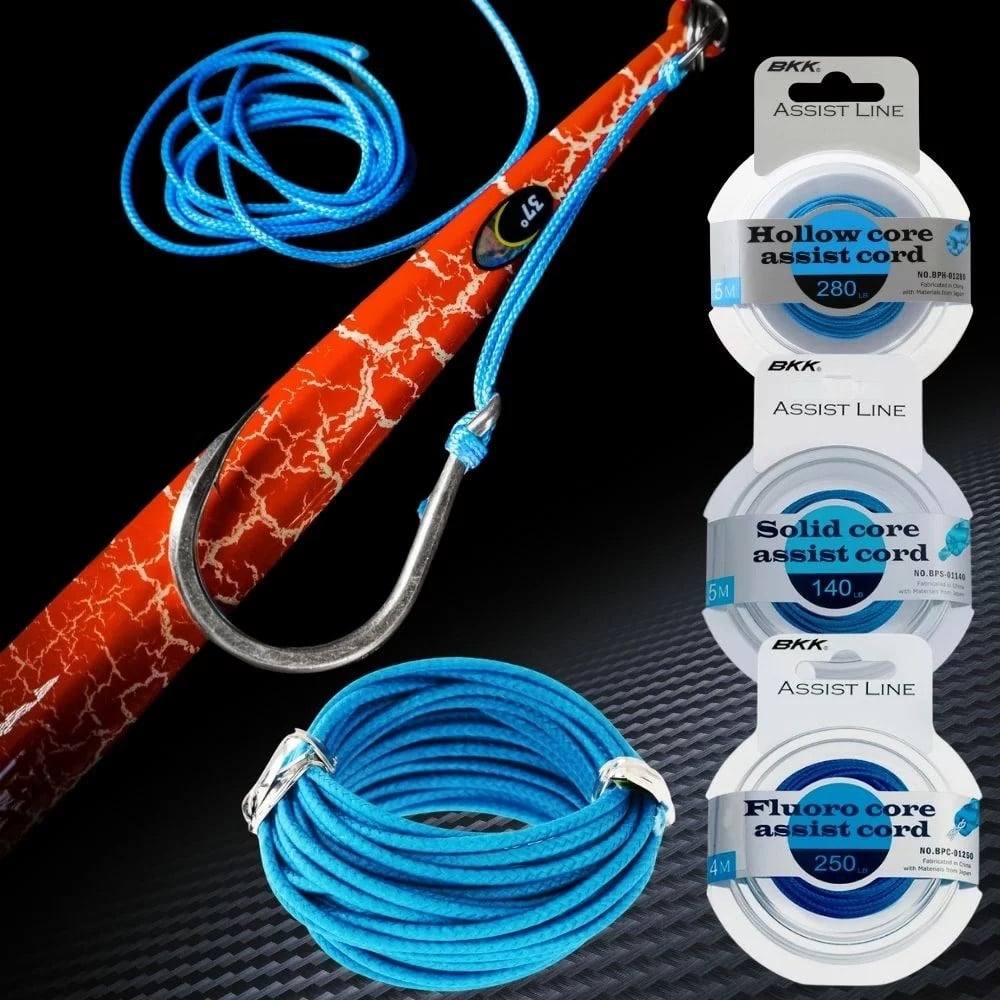 BKK Solid Core Asist İpi 5mt Mavi 100lb