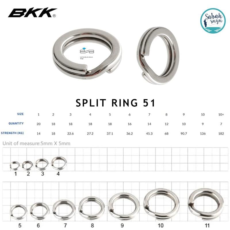BKK Split Ring 51 #2 18kg (18 Ad)