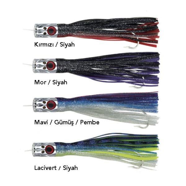 Boone Gatlin Jet İğneli Püskül Sırtı Sahtesi 18cm Mor / Siyah
