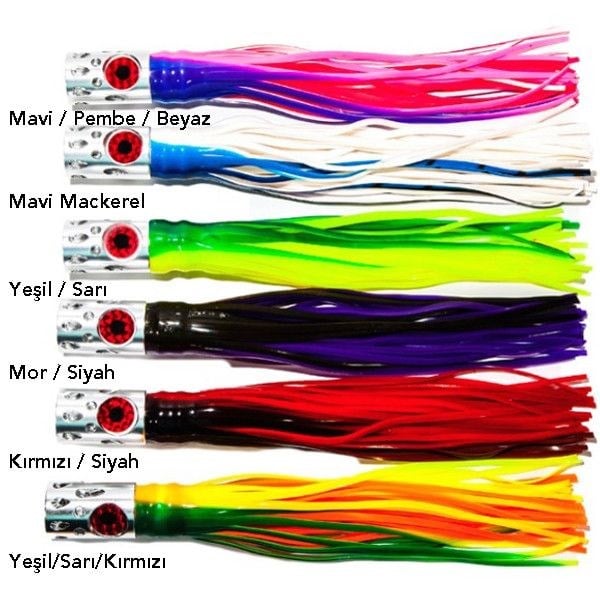 Boone Gatlin Jet Püskül Sırtı Sahtesi 28cm Mavi/Pembe/Beyaz