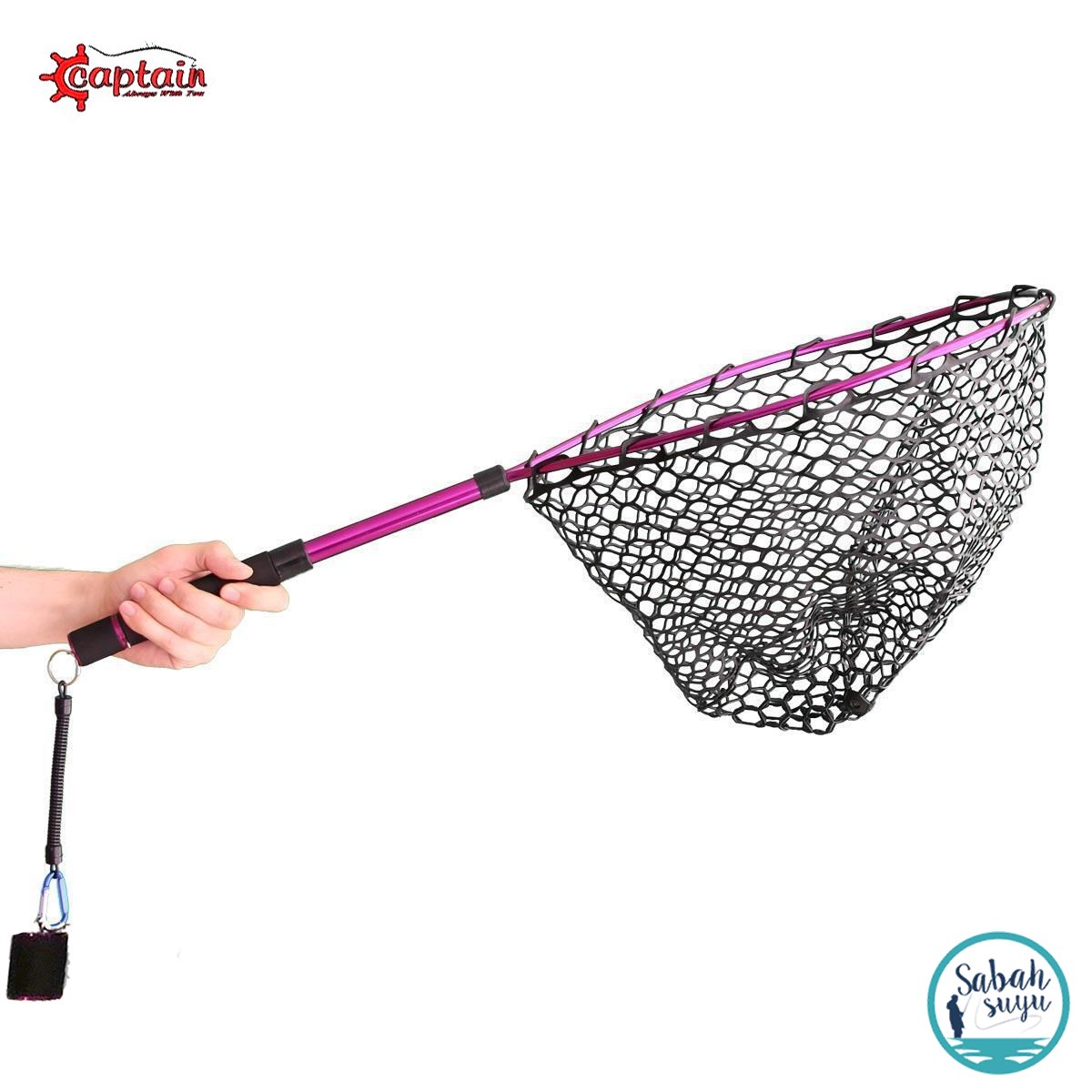 Captain 6770 Wading Teleskopik Kepçe 70-82cm (45X35) Mıknatıslı