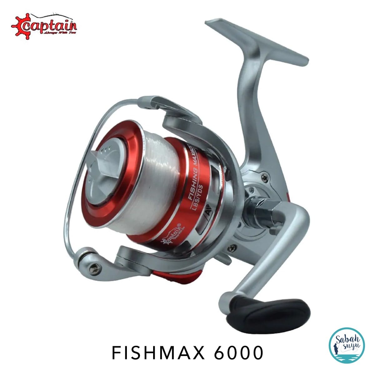 Captain Fishmax 6000 3+1 BB Olta Makinesi Kırmızı