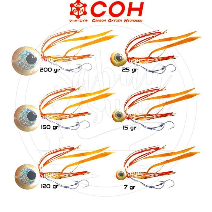 COH Kabura Slider Tai Rubber Jig Suni Yem 150gr. OR