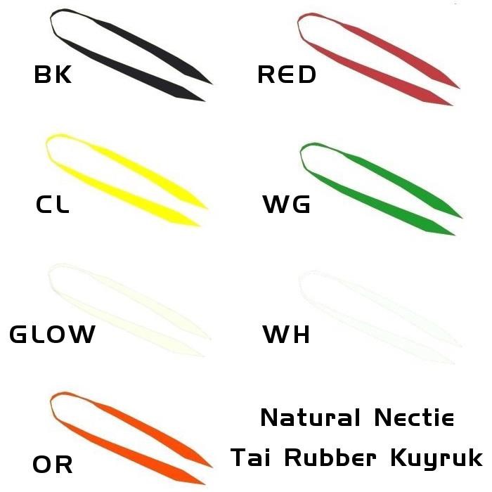 COH Natural Necktie Tai Rubber Kuyruk - WH
