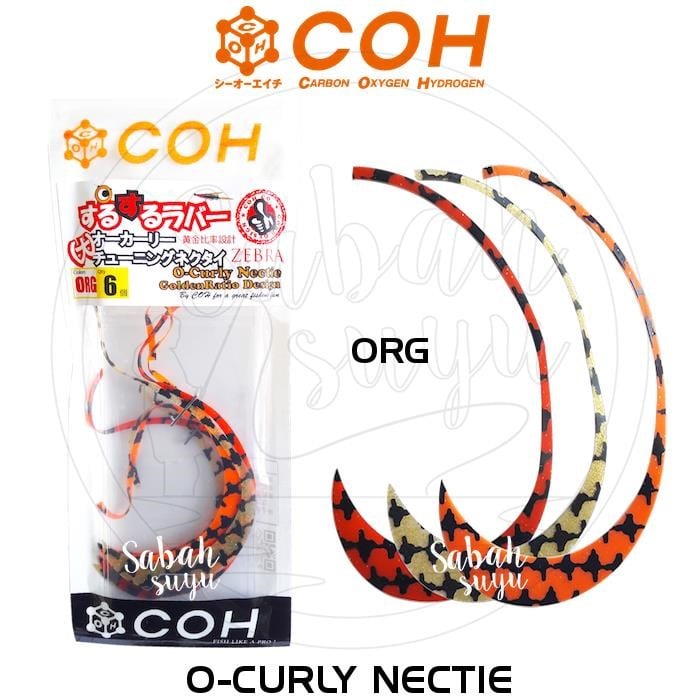 COH O-Curly Nectie Tai Rubber Yedek Kuyruk - ORG