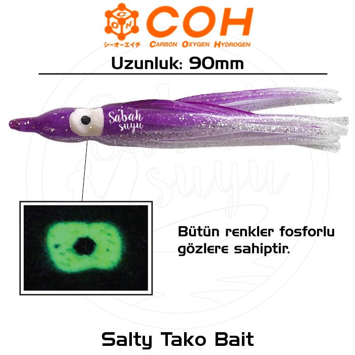 COH Salty Tako Bait Silikon Ahtapot 10cm - PK