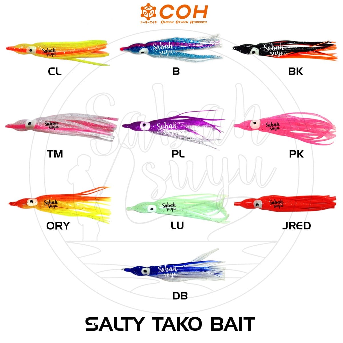COH Salty Tako Bait Silikon Ahtapot 9cm - JRED