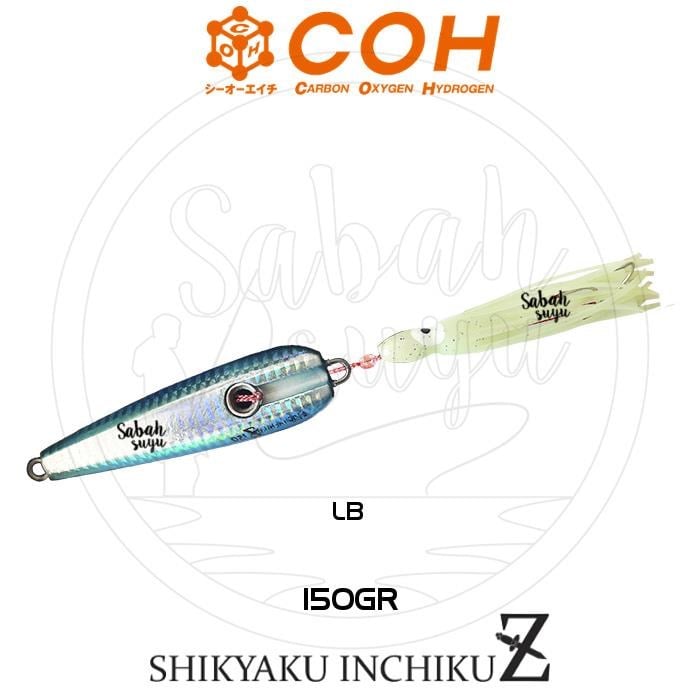 COH Shikyaku Inchiku Jig Suni Yem 150gr. Laser Blue
