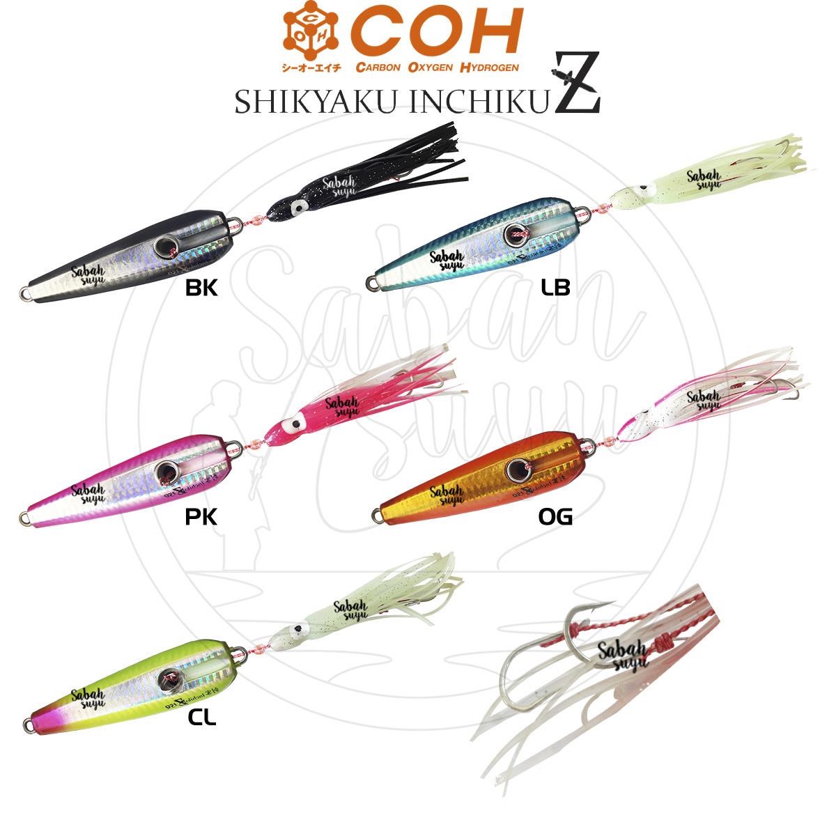 COH Shikyaku Inchiku Jig Suni Yem 150gr. Black