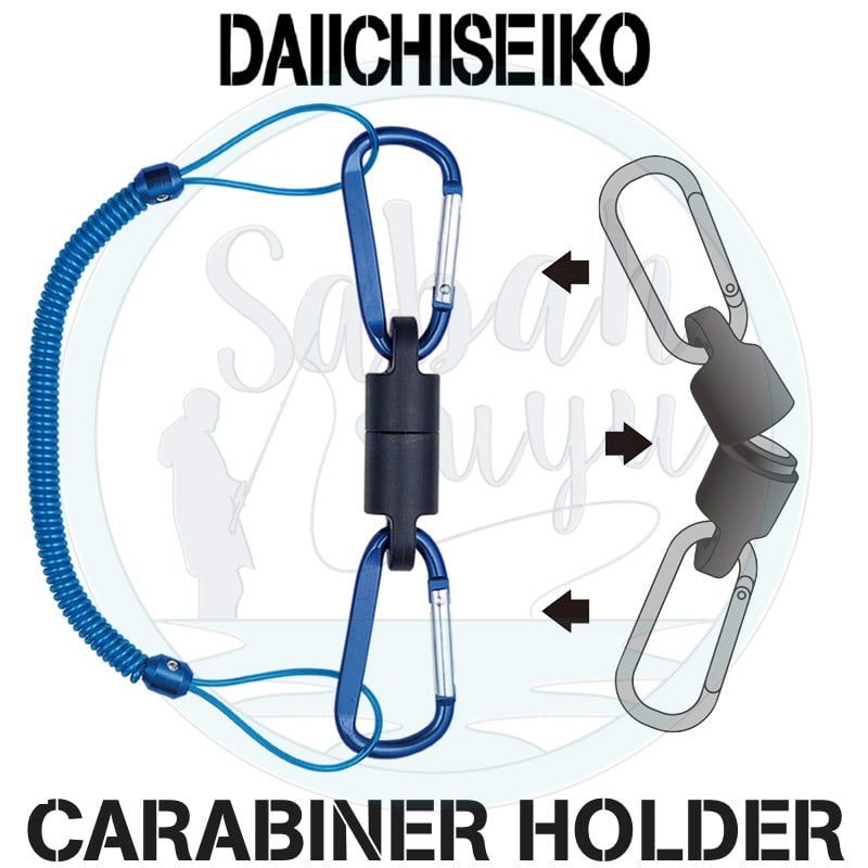 Daiichiseiko Carabiner Holder MG5000 Mıkantıslı Askı Mavi