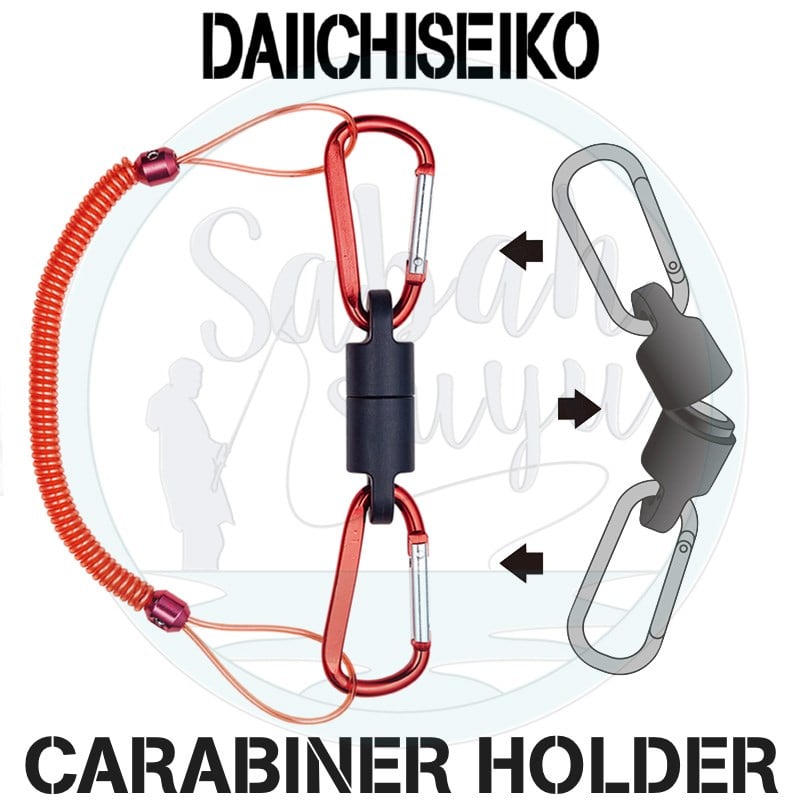 Daiichiseiko Carabiner Holder MG5000 Mıkantıslı Askı Kırmızı