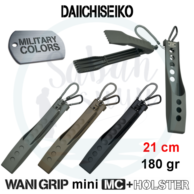Daiichiseiko Wani Grip Mini MC Balık Maşası 21 cm + Taşıma Kılıfı Black