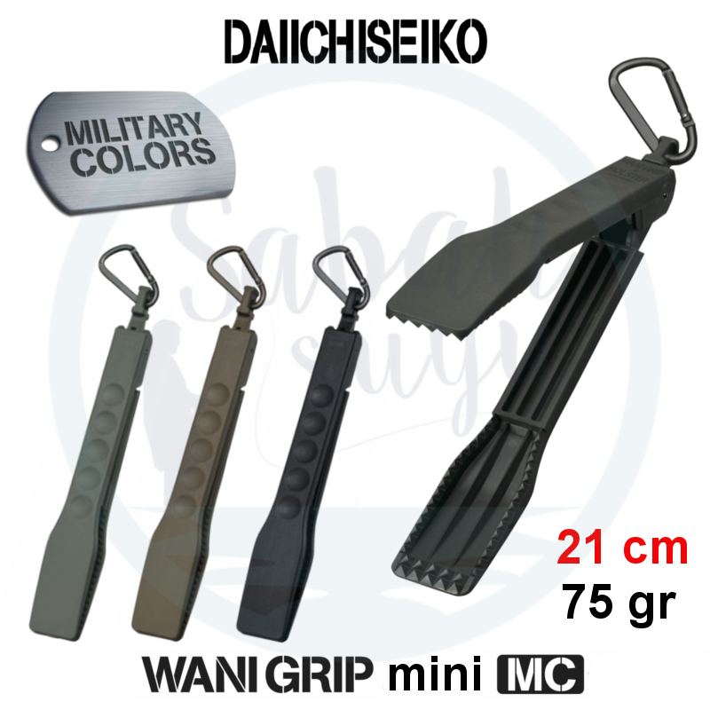Daiichiseiko Wani Grip Mini MC Balık Maşası 21 cm Black