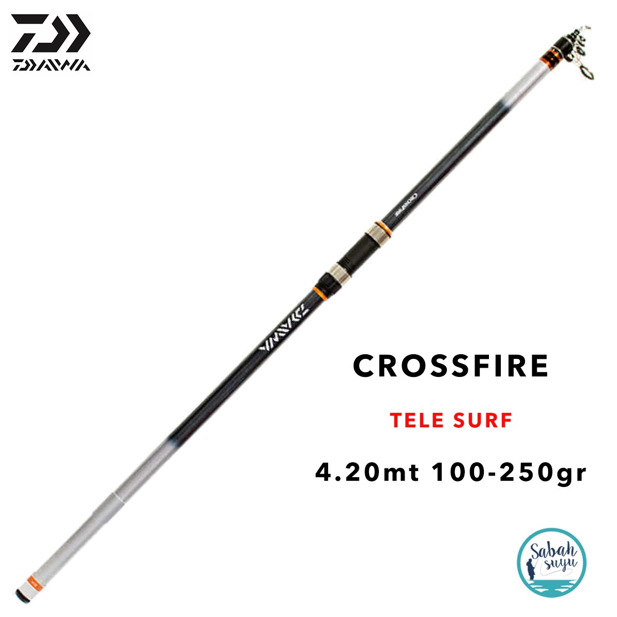 Daiwa Crossfire 4.20mt 100-250gr Teleskopik Surf Kamış