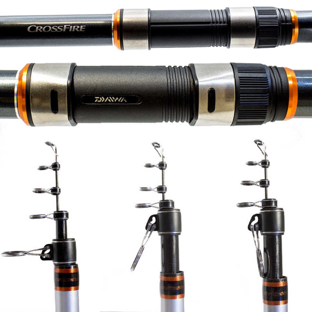 Daiwa Crossfire 4.20mt 100-250gr Teleskopik Surf Kamış