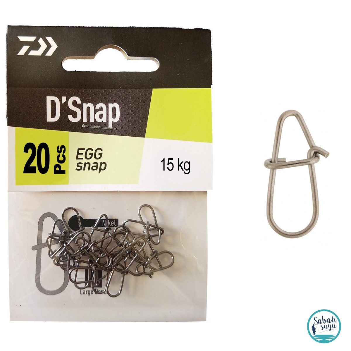 Daiwa Egg Snap Klips No:1 15kg (20 Adet)