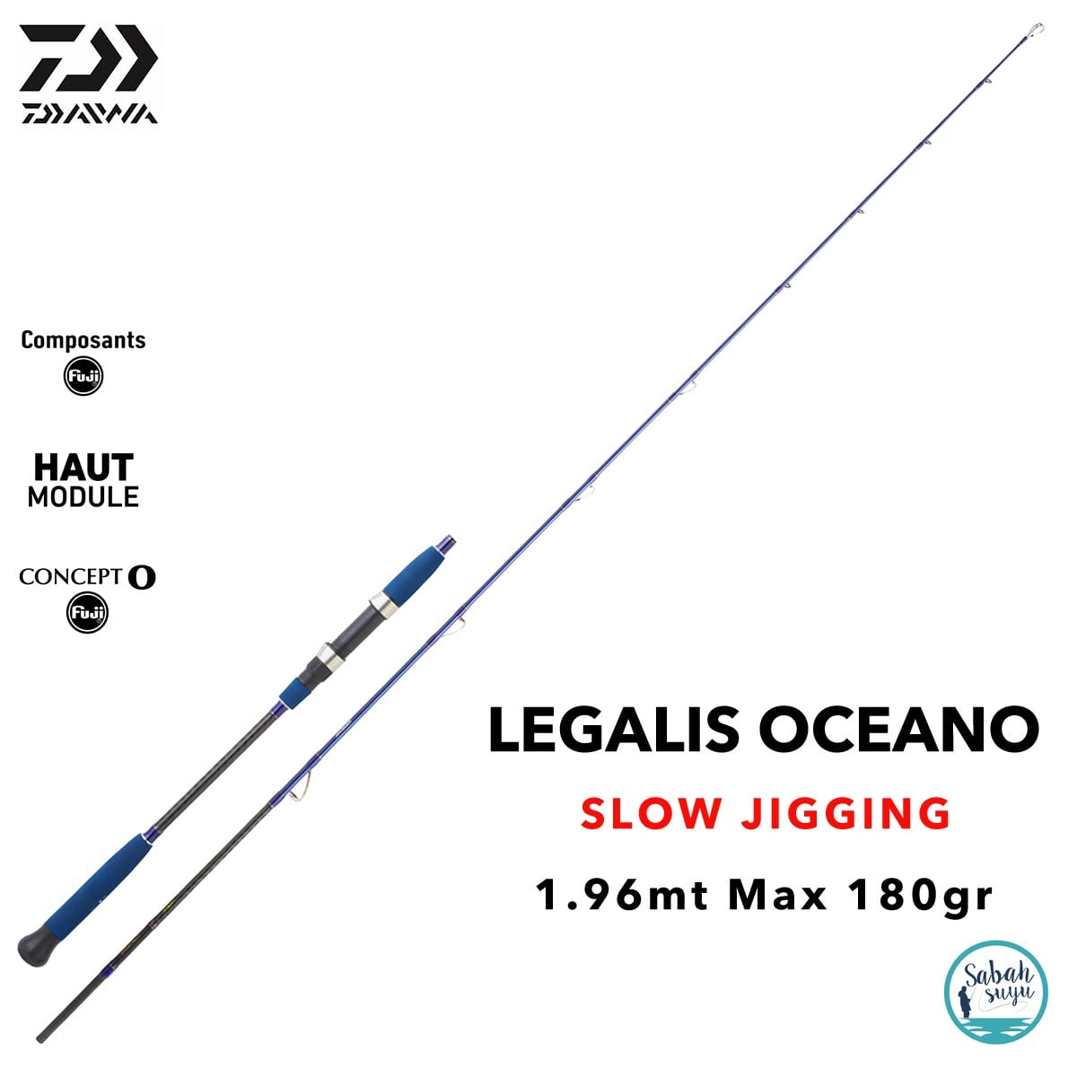 Daiwa Legalis Oceano JG 1.96mt Max 180gr (S2P) Slow Jigging Kamış