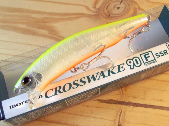 Daiwa Morethan Crosswake 90F-SSR Suni Yem 9cm 13.7gr Chart Back Pearl