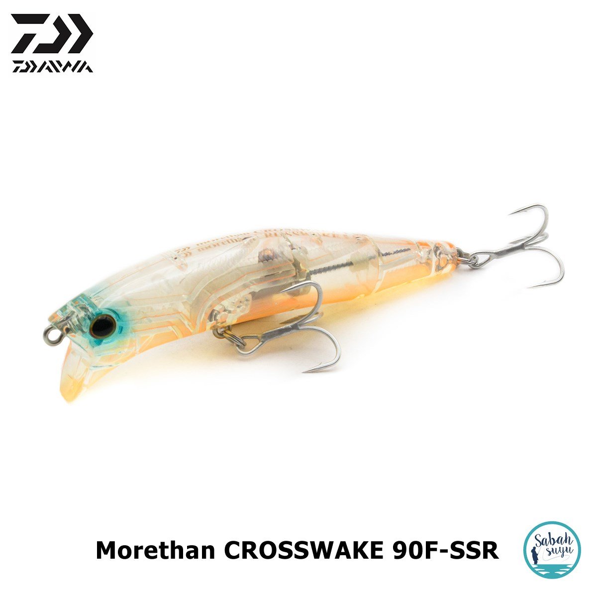 Daiwa Morethan Crosswake 90F-SSR Suni Yem 9cm 13.7gr Clear Orange Belly