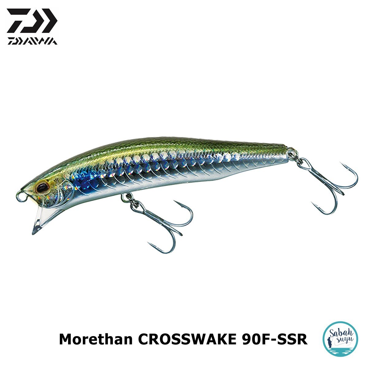 Daiwa Morethan Crosswake 90F-SSR Suni Yem 9cm 13.7gr 3D Inakko