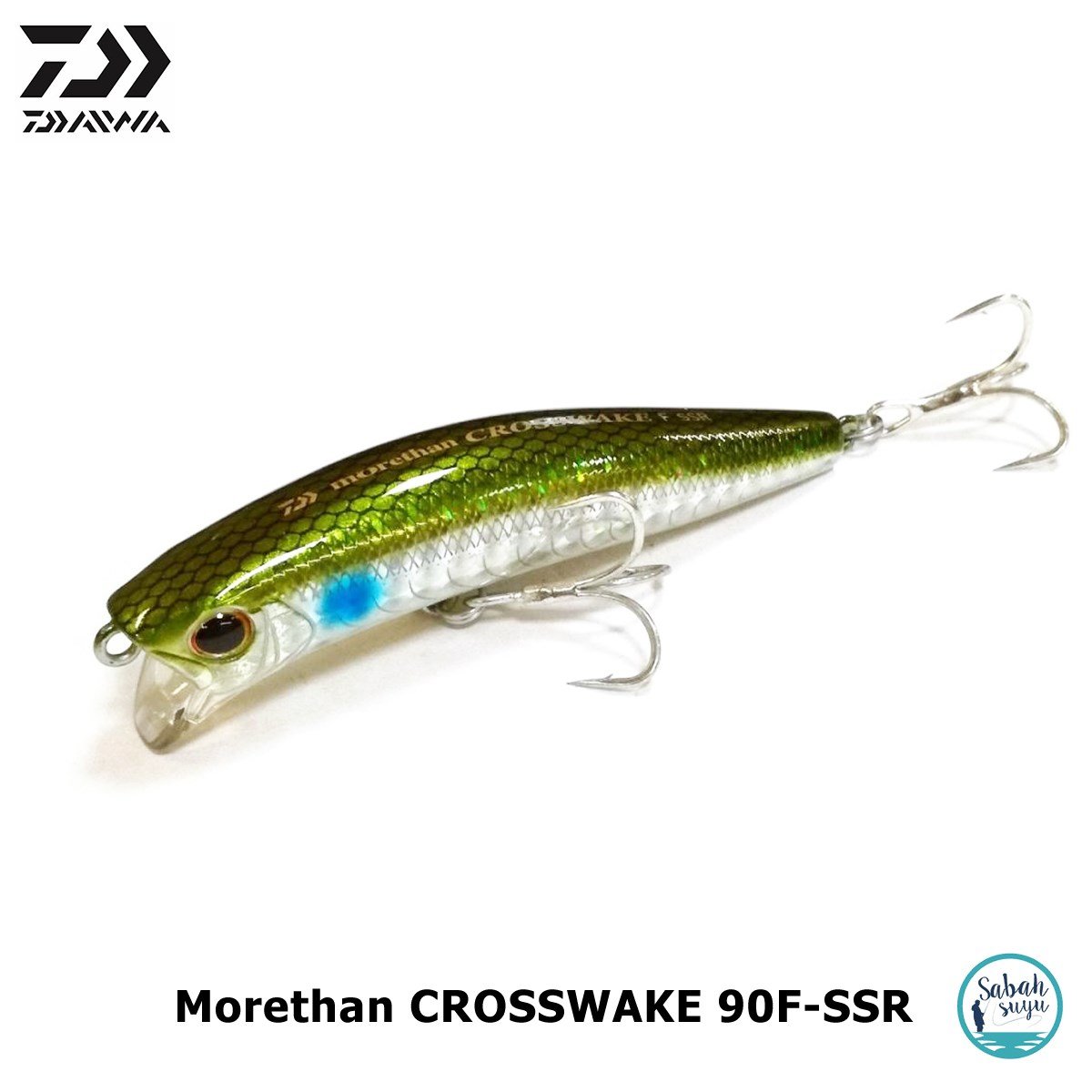 Daiwa Morethan Crosswake 90F-SSR Suni Yem 9cm 13.7gr 3D Inakko