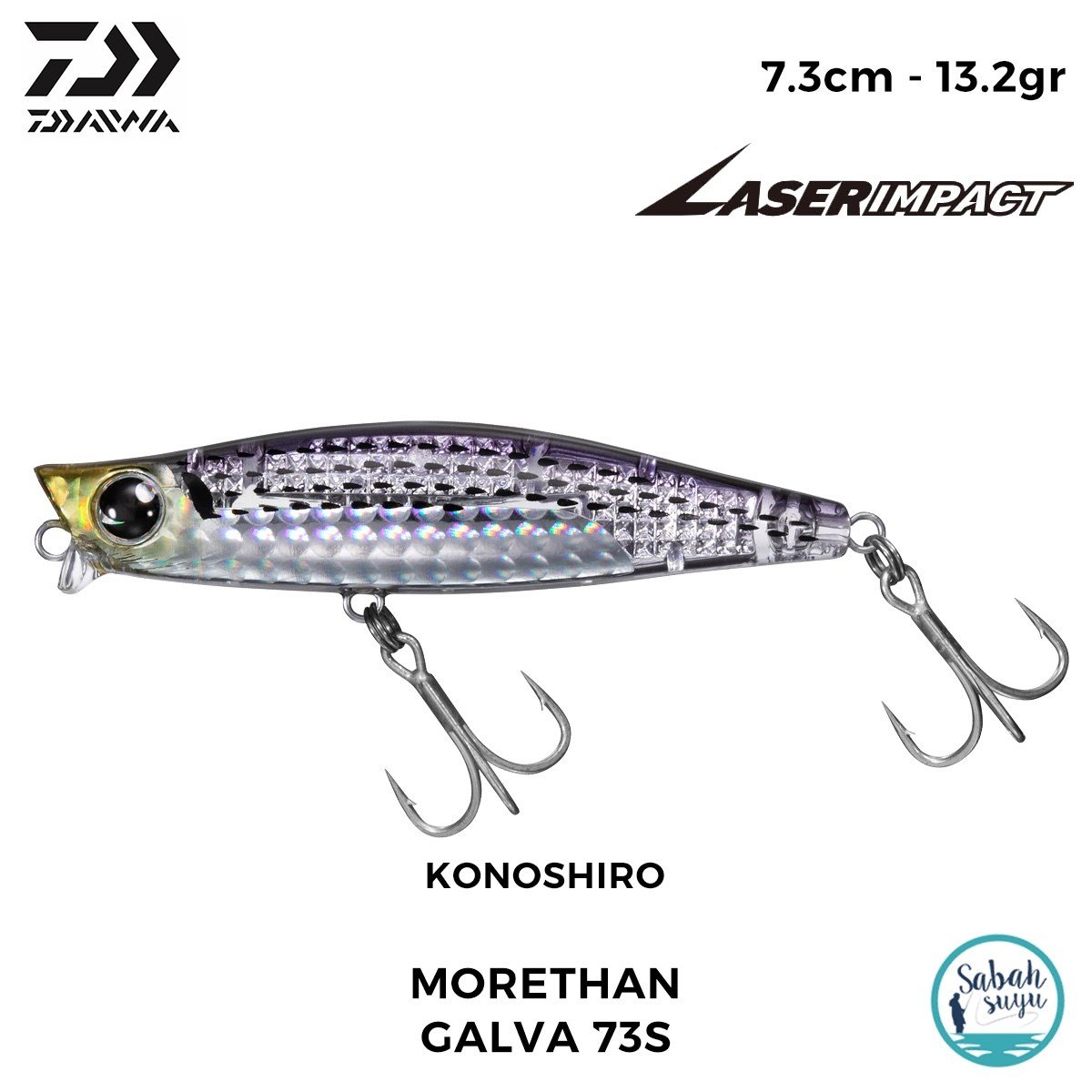 Daiwa Morethan Galva 73S-LI 7.3cm 13.2gr LI Konoshiro