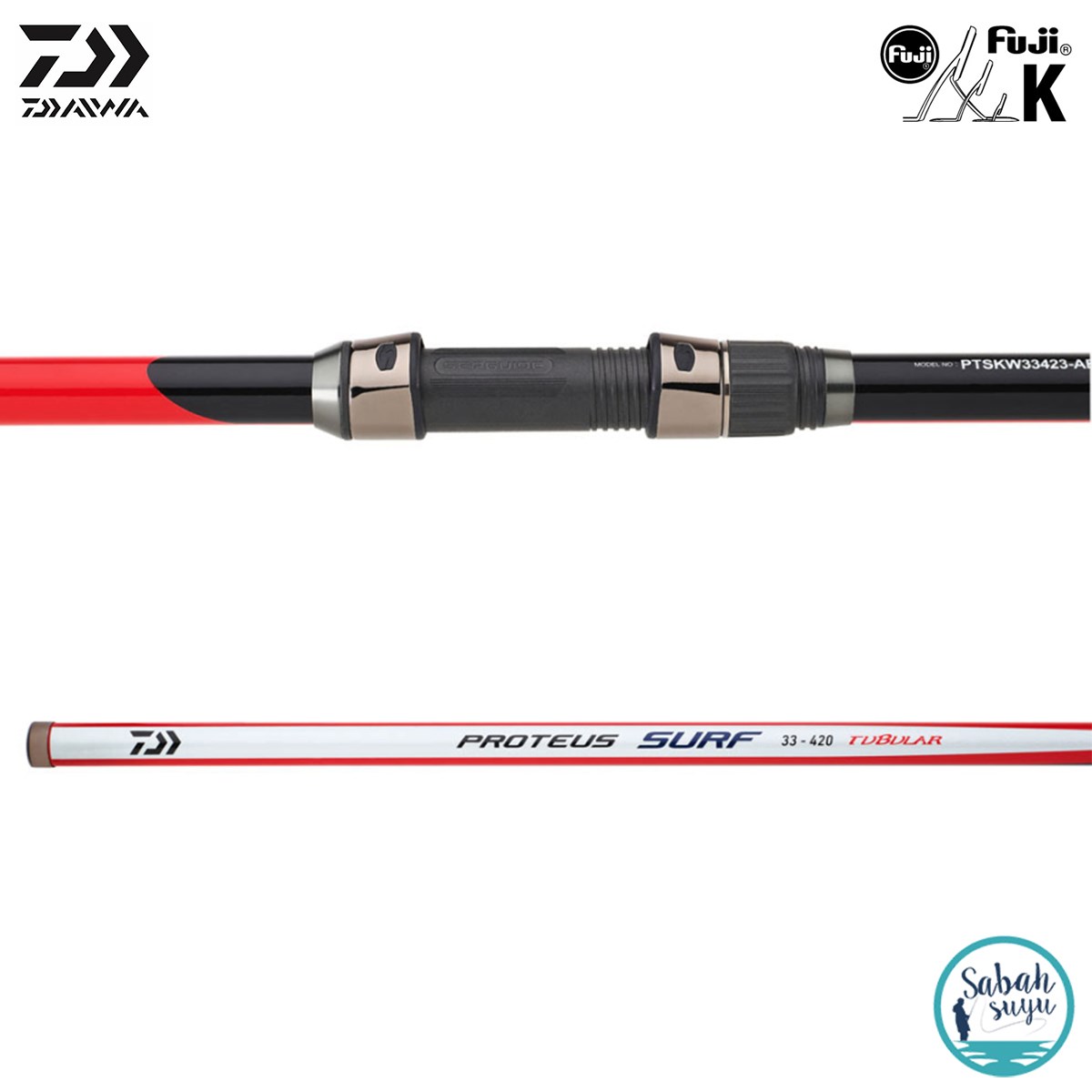 Daiwa Proteus Surf KW AF 4.20mt 100-225gr (3P) Surf Kamış