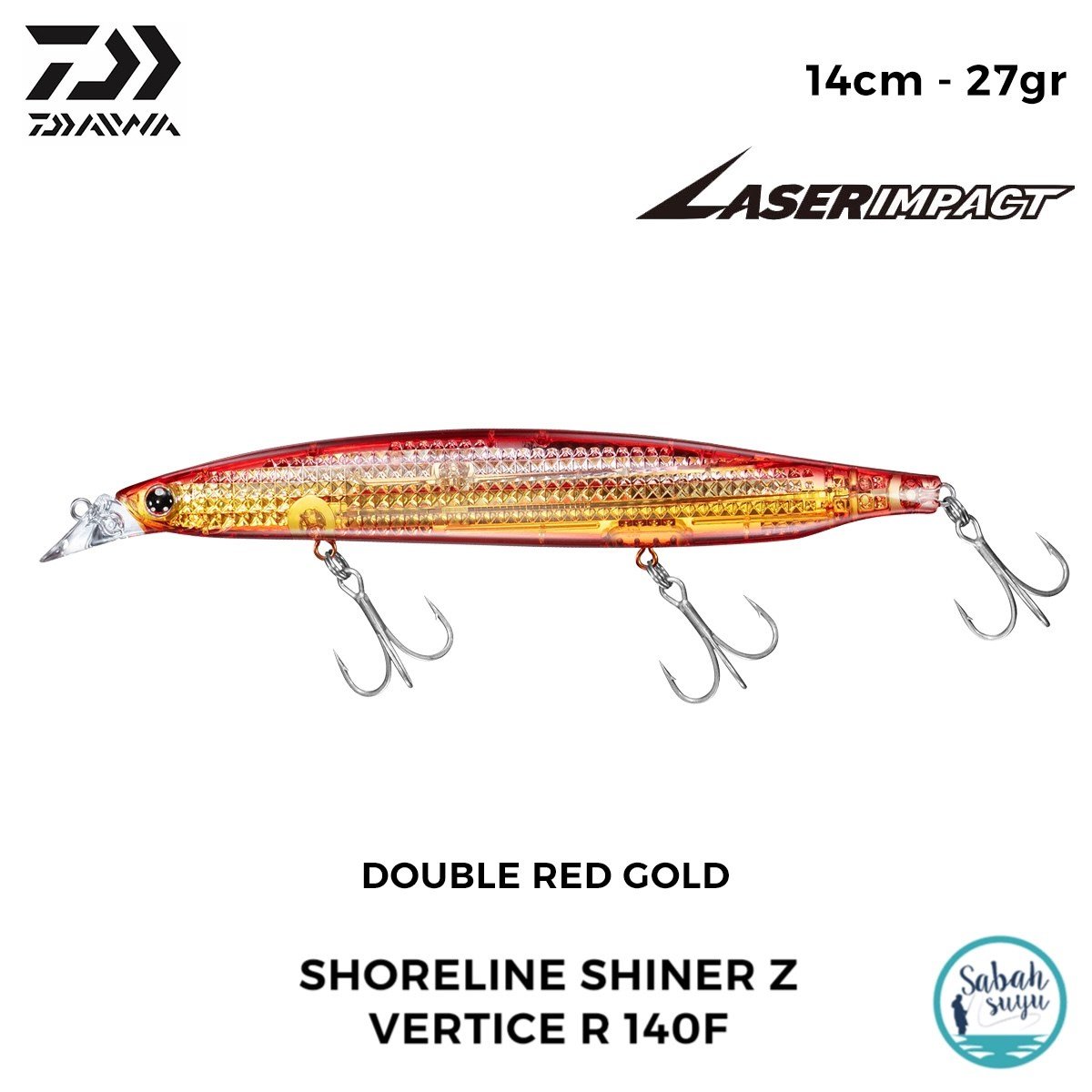 Daiwa SLS-Z Vertice R 140F-LI 14cm 27gr LI Double Red Gold