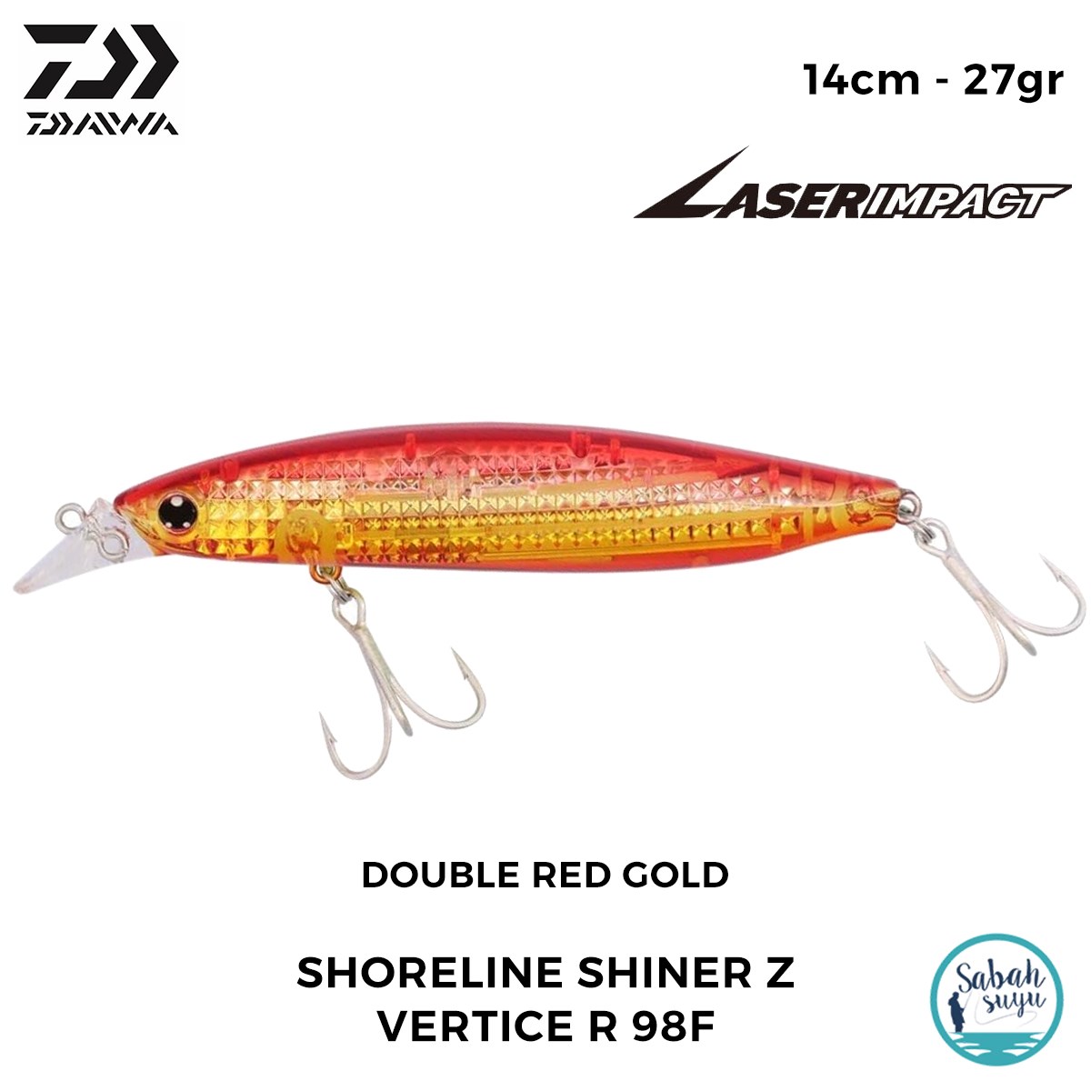 Daiwa SLS-Z Vertice R 98F-LI 9.8cm 16.2gr LI Double Red Gold