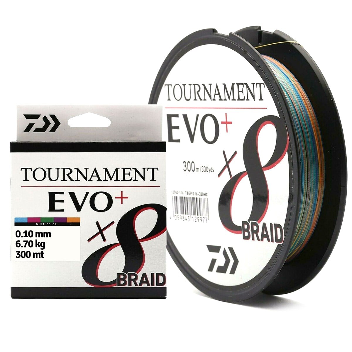 Daiwa Tournament Evo+ 8X İp Misina 0.10mm 6.7kg 300mt Multicolor