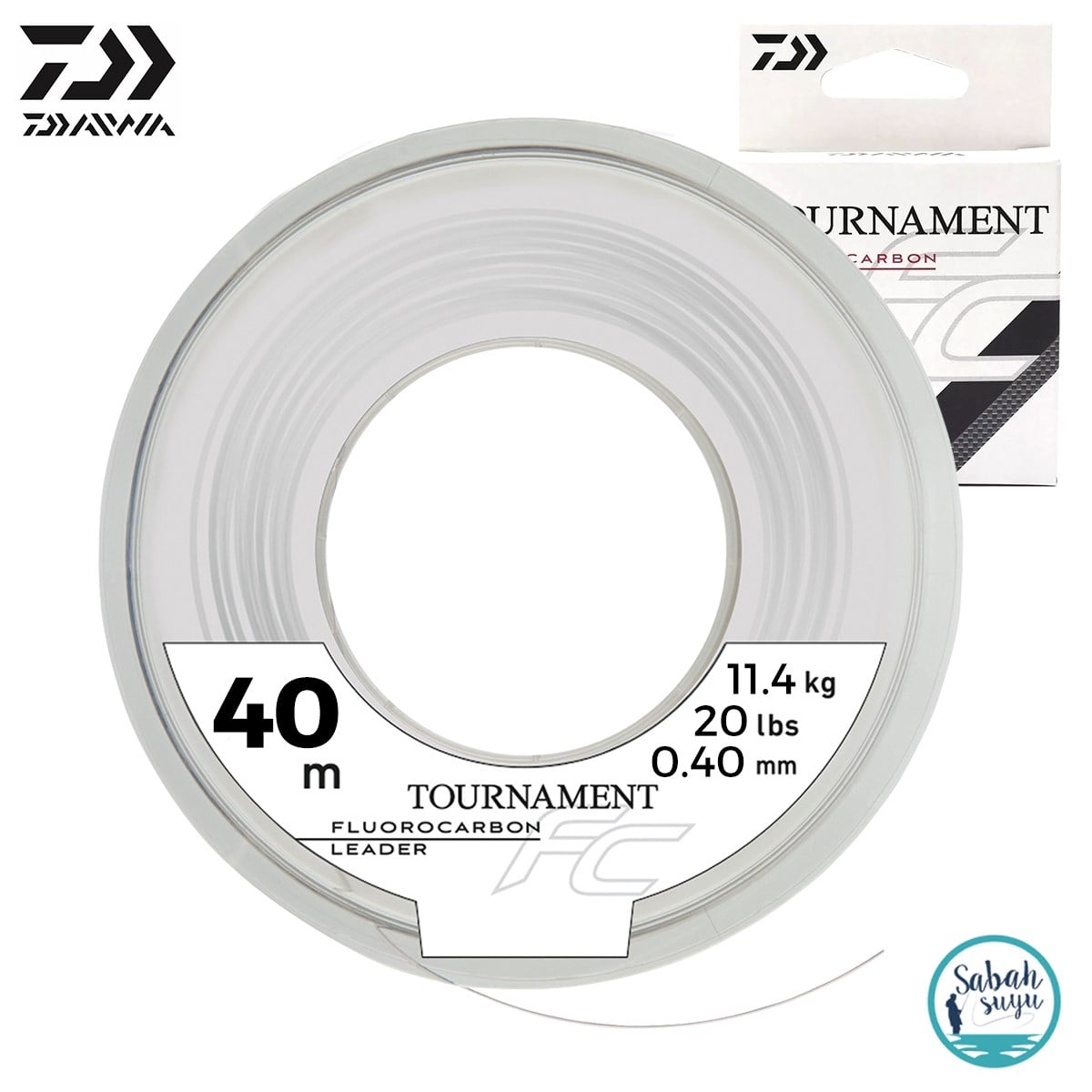 Daiwa Tournament FC Şok Lider Misina 0.40mm 11.40kg 20lbs 40mt