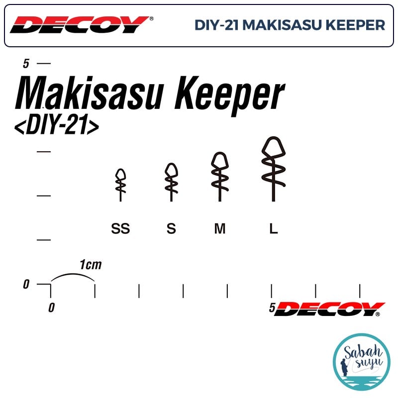 Decoy DIY-21 Makisasu Keeper Silikon Tutucu Yay #S (12 Adet)