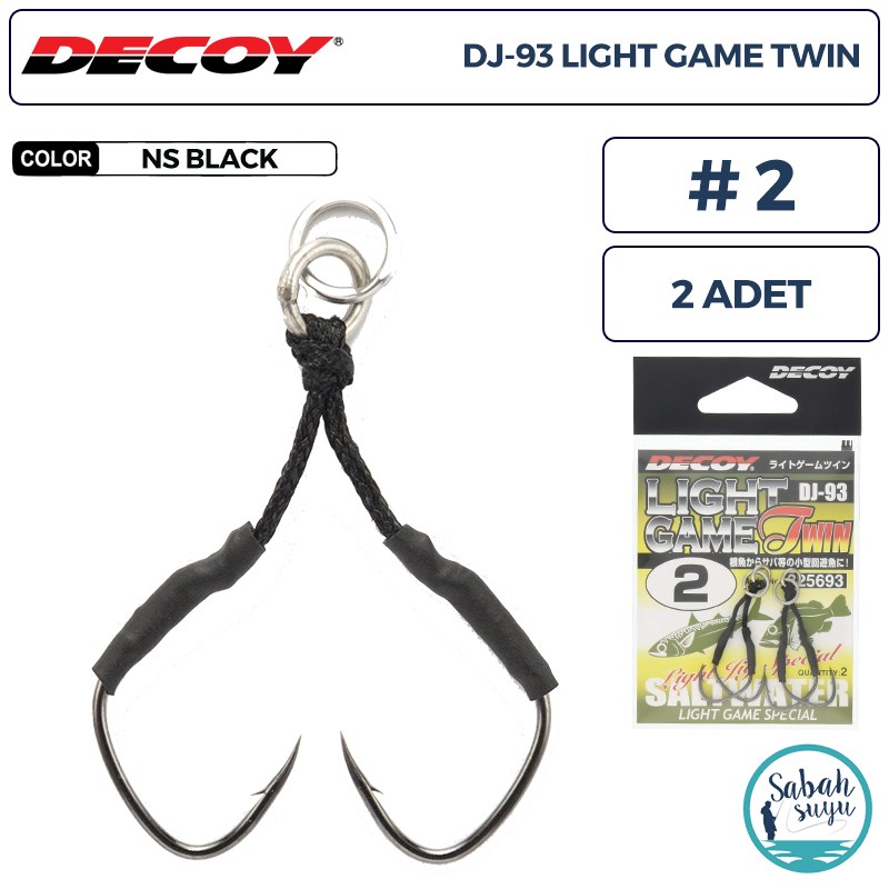 Decoy DJ-93 Light Game Çiftli Asist İğnesi #2 (2 Adet)