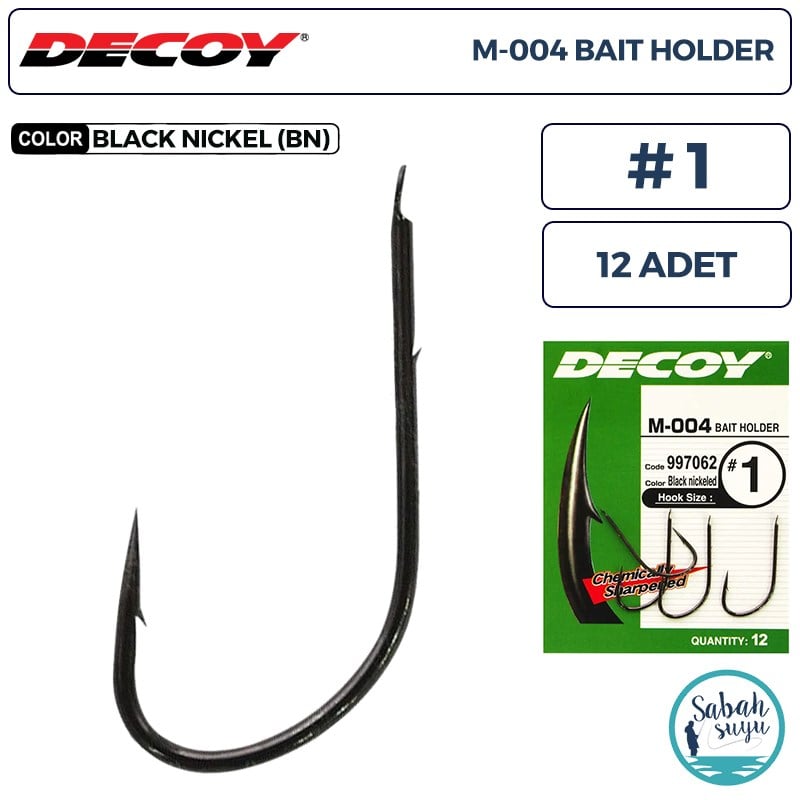 Decoy M-004 Bait Holder Olta İğnesi BN #1 (12 Adet)