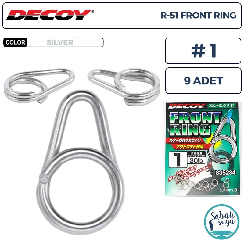 Decoy R-51 Front Ring Ön Halka #1 30lb (9 Adet)