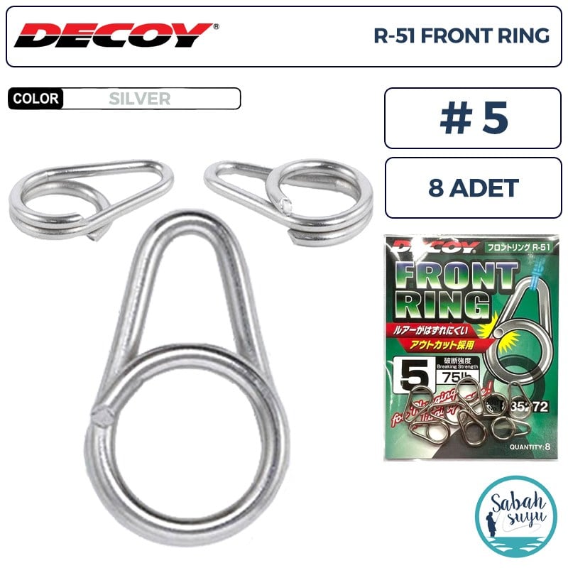 Decoy R-51 Front Ring Ön Halka #5 75lb (8 Adet)