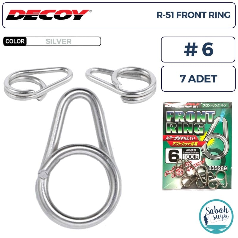 Decoy R-51 Front Ring Ön Halka #6 100lb (7 Adet)
