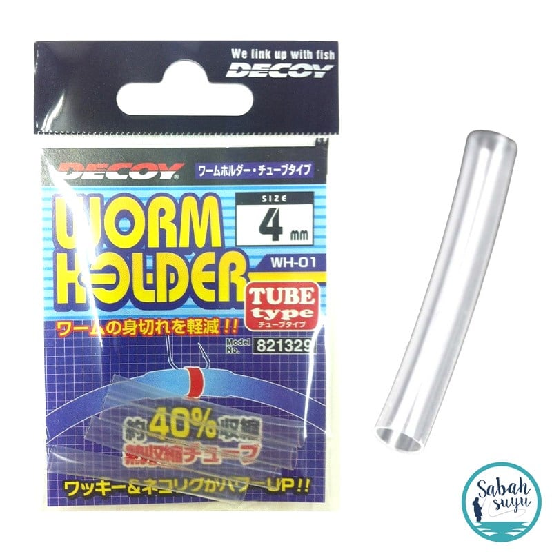 Decoy WH-01 Worm Holder Makaron 4mm Şeffaf