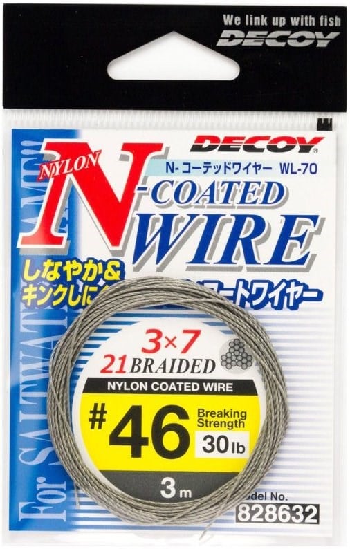 Decoy WL-70 N-Coated Wire Çelik Tel #46 30lb 3mt