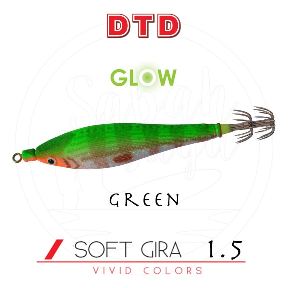 DTD Soft Gira 1.5 55mm Kalamar Zokası Green